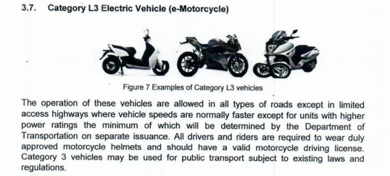 MMDA Electric Vehicle Registration Required For E Scooters Moped E