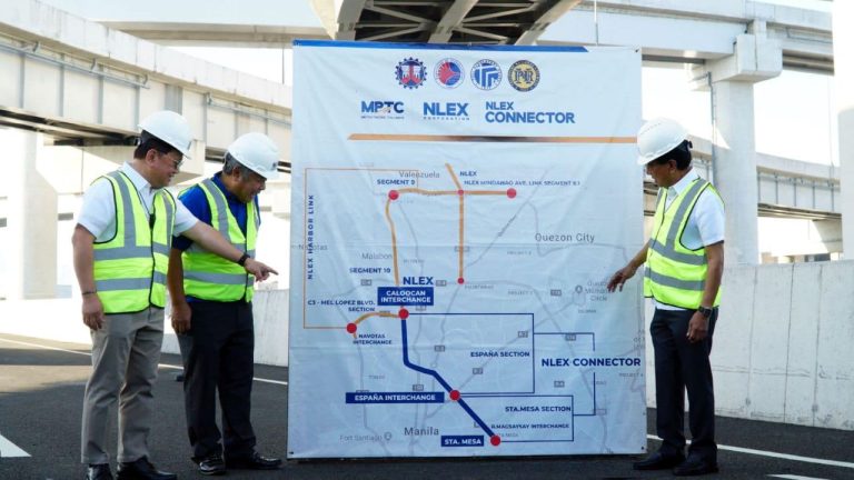 Dpwh Km Caloocan Espana Segment Of Nlex Slex Connector Set To