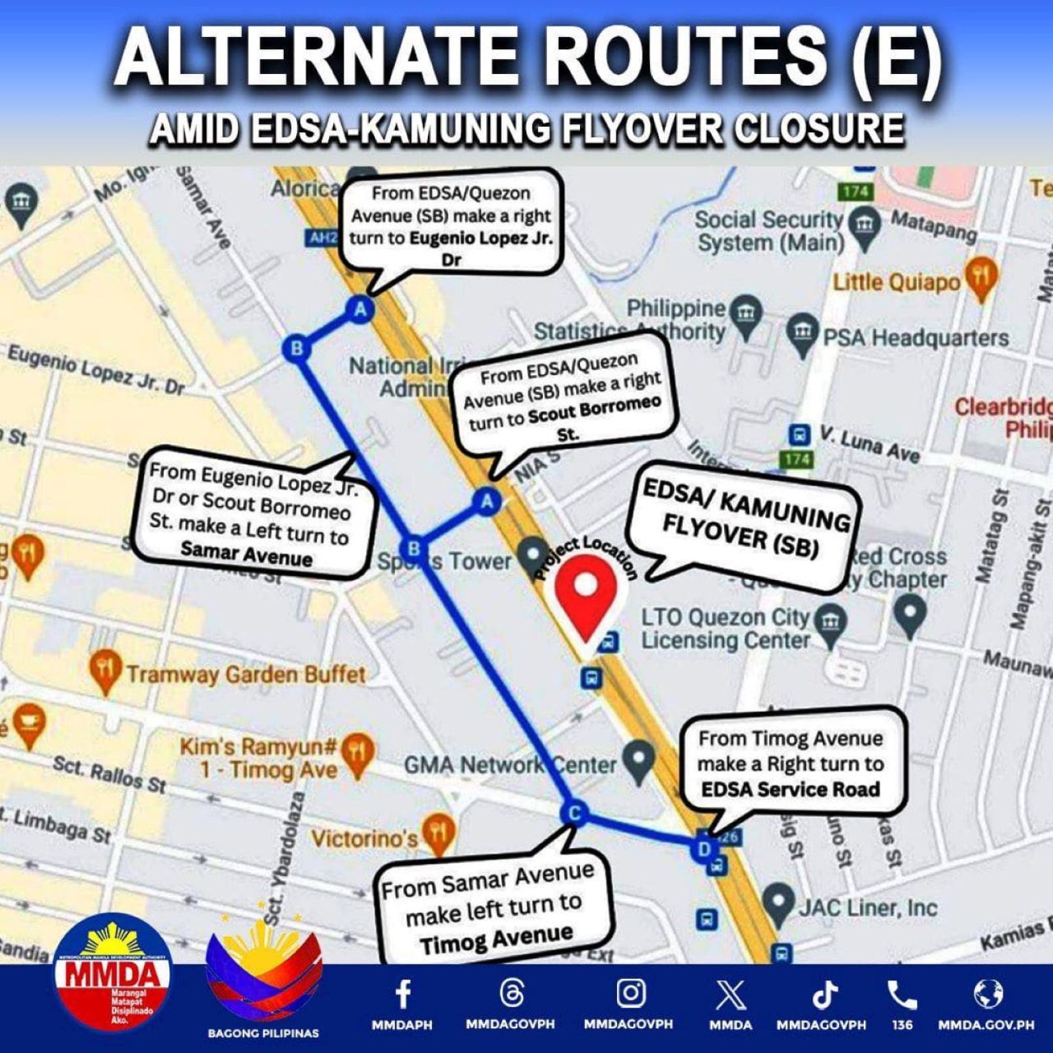 6 Month EDSA Kamuning Flyover Repair All The Important Info MMDA Wants