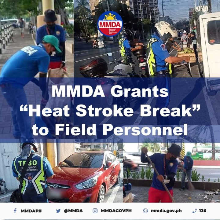 277348716 278174927812910 302415216674356102 n • MMDA to give field personnel "Heatstroke Break"