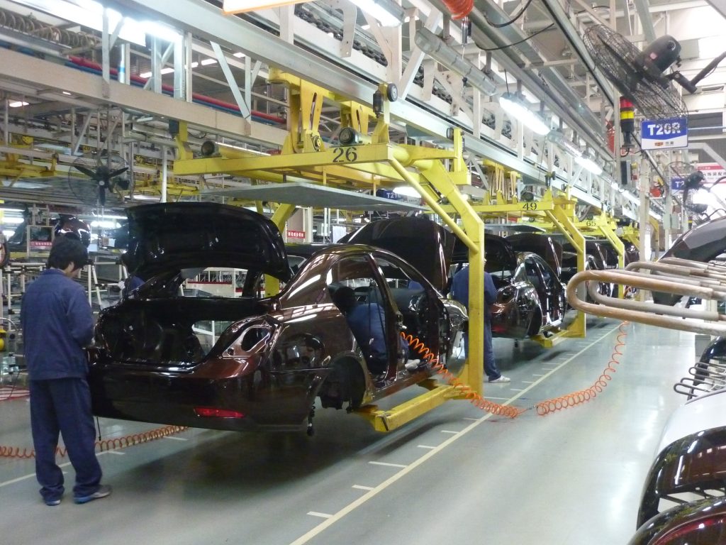 Geely Assembly Line In Beilun, Ningbo