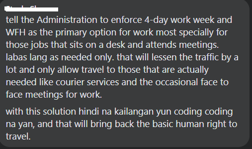 How to address Metro Manila traffic according to our readers