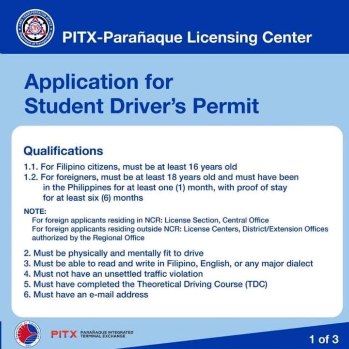 Philippines Student Driver's Permit How To Apply? • YugaAuto