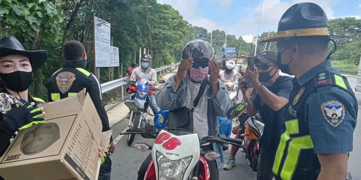HPG reminds riders to wear only “standard protective motorcycle helmets”