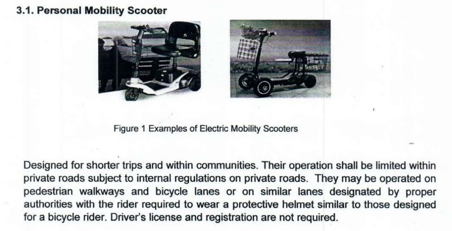 MMDA Electric Vehicle Registration Required For Escooters, Moped, E