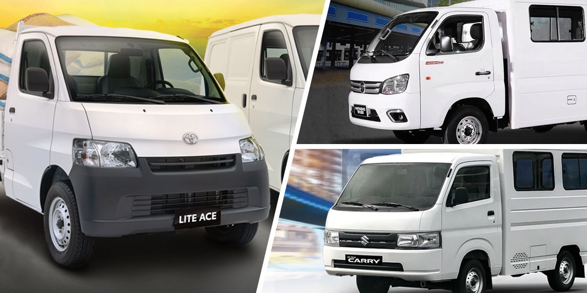 3-way comparison: Toyota Lite Ace vs. Suzuki Carry vs. Foton Harabas