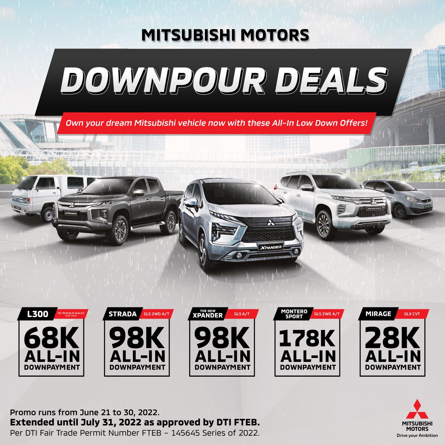 Mitsubishi Downpour Deals July 2022 Inline 01