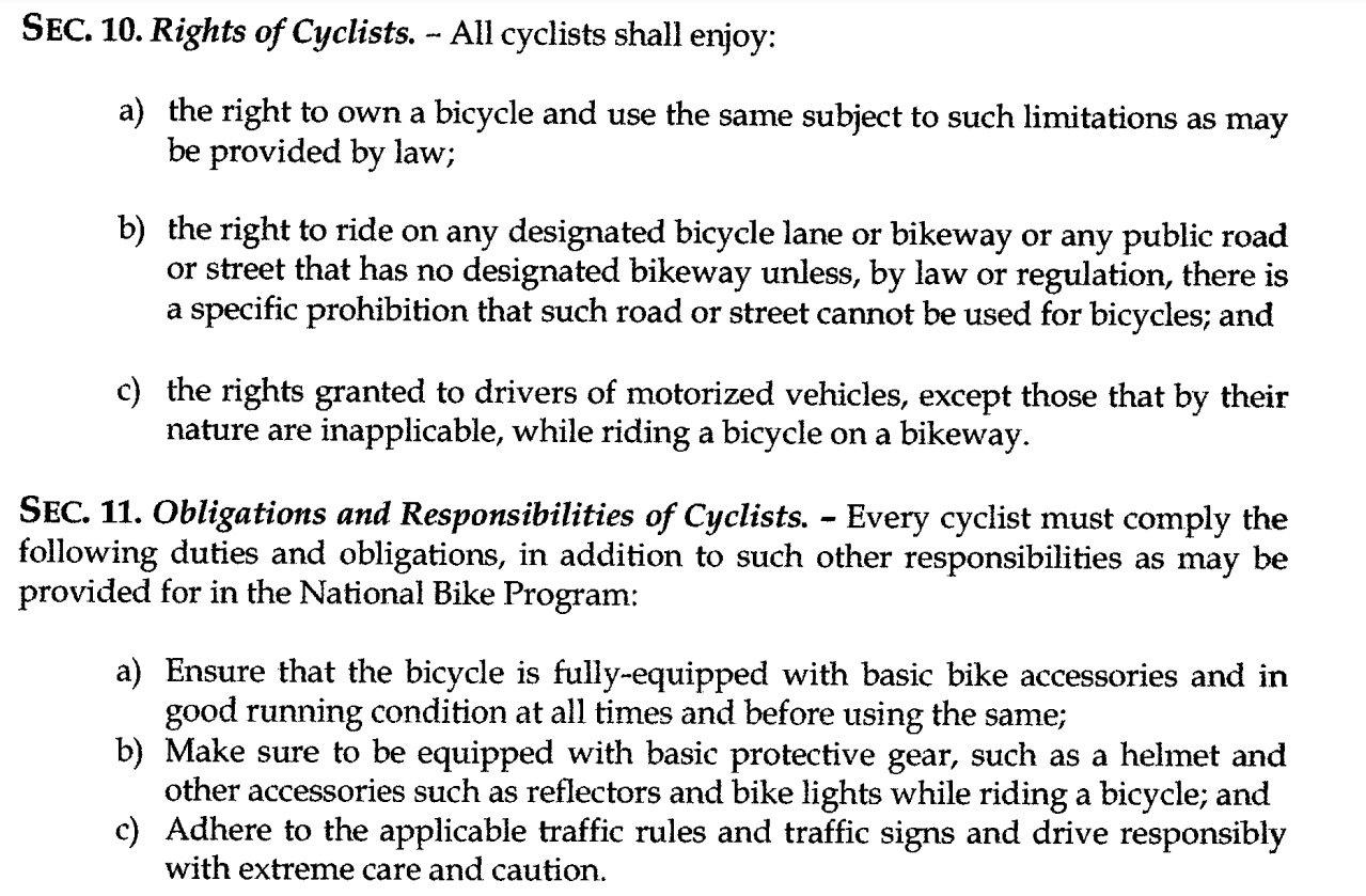 Philippine Bicycle Act 4