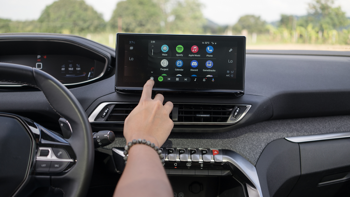 2022 Peugeot 3008 1.6thp Android Auto Interior Head Unit Radio