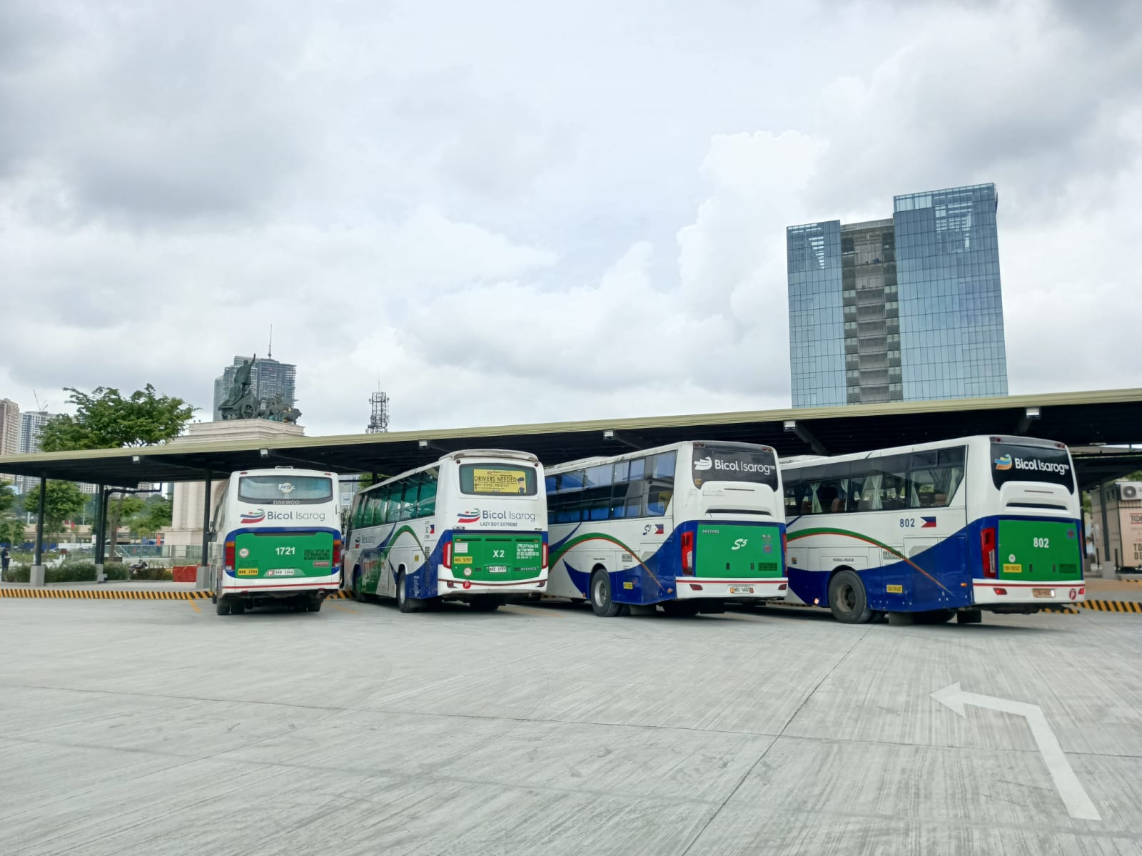 Bicol Isarog transport offers 6 routes to and from Bicol in Arcovia City Pasig