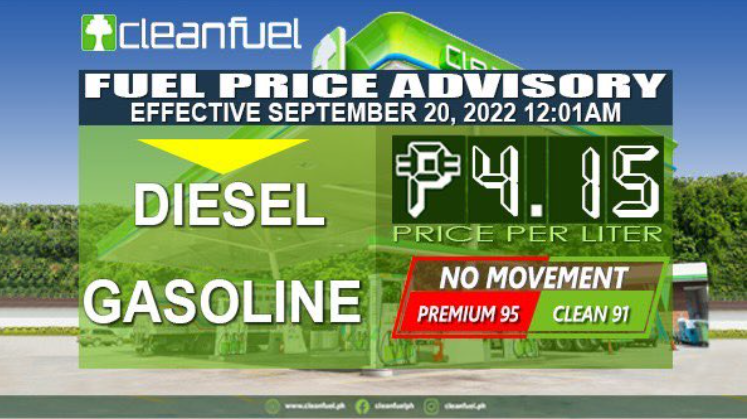 Fuel Price Rollback Cleanfuel