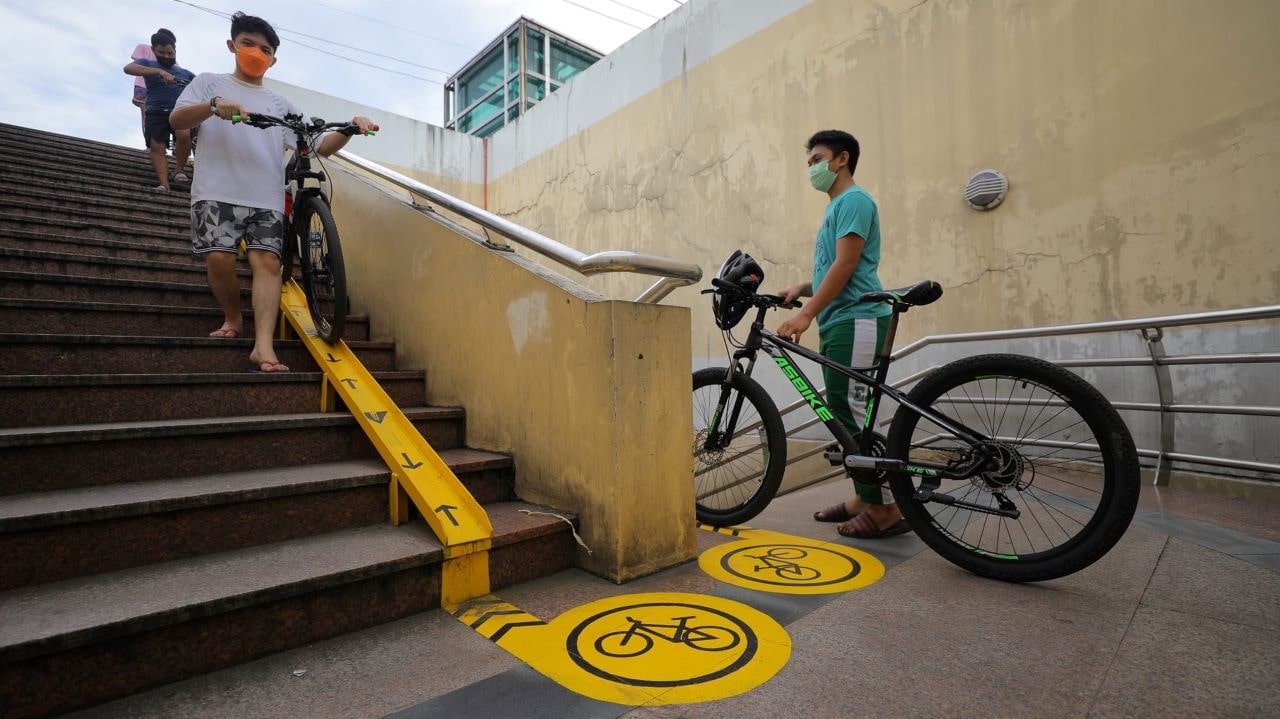 Quezon City Bike Ramp Installation Underpass Footbridge Inline 02 Min