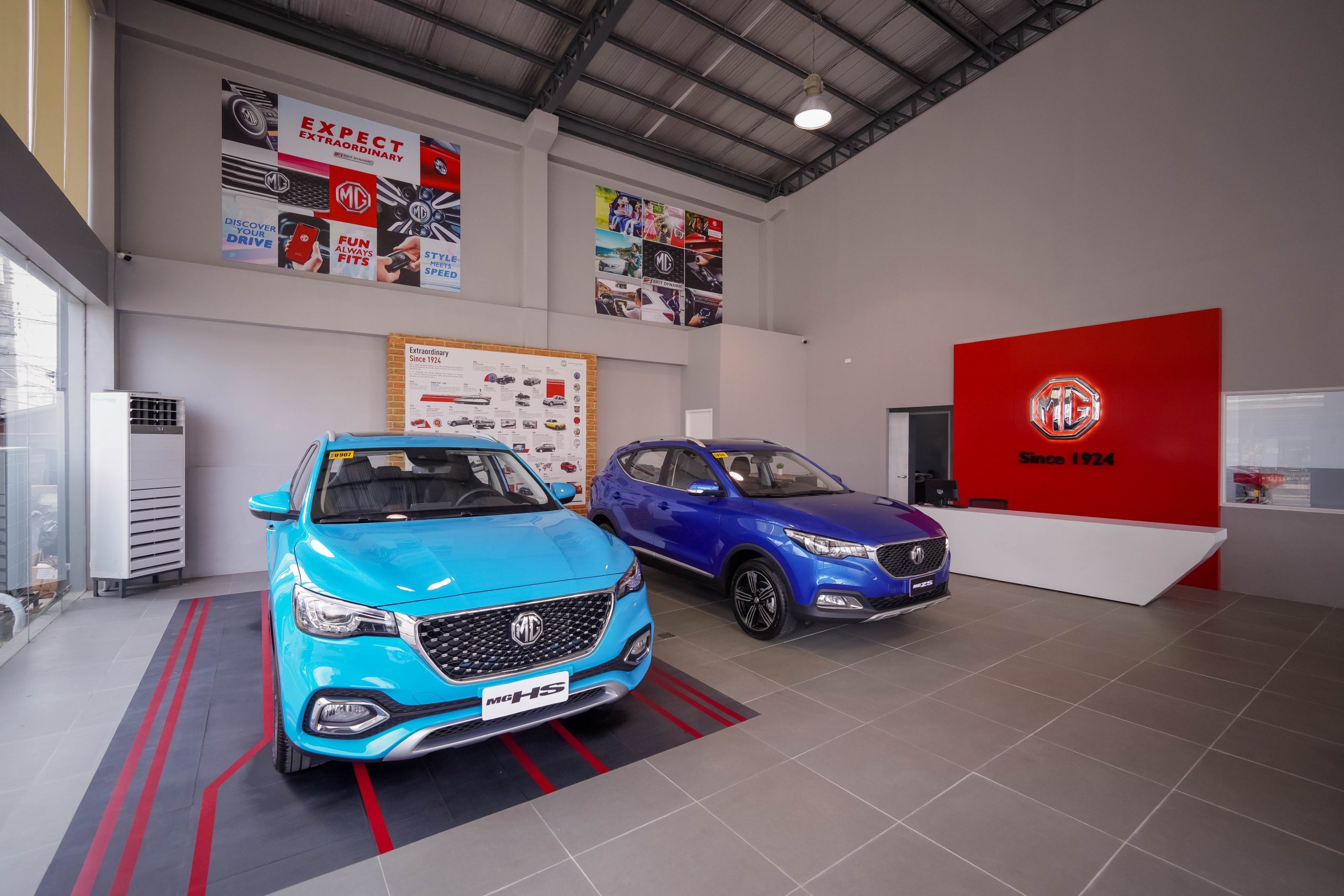 Mg Cebu South's Generous Showroom Floor Allows You To Appreciate The Latest Mg Models In A Comfortable Space