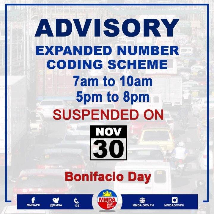 Mmda Number Coding Suspension November 30 2022 Inline 01 Min