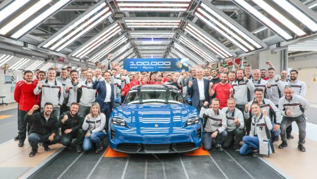 100,000th Porsche Taycan Produced