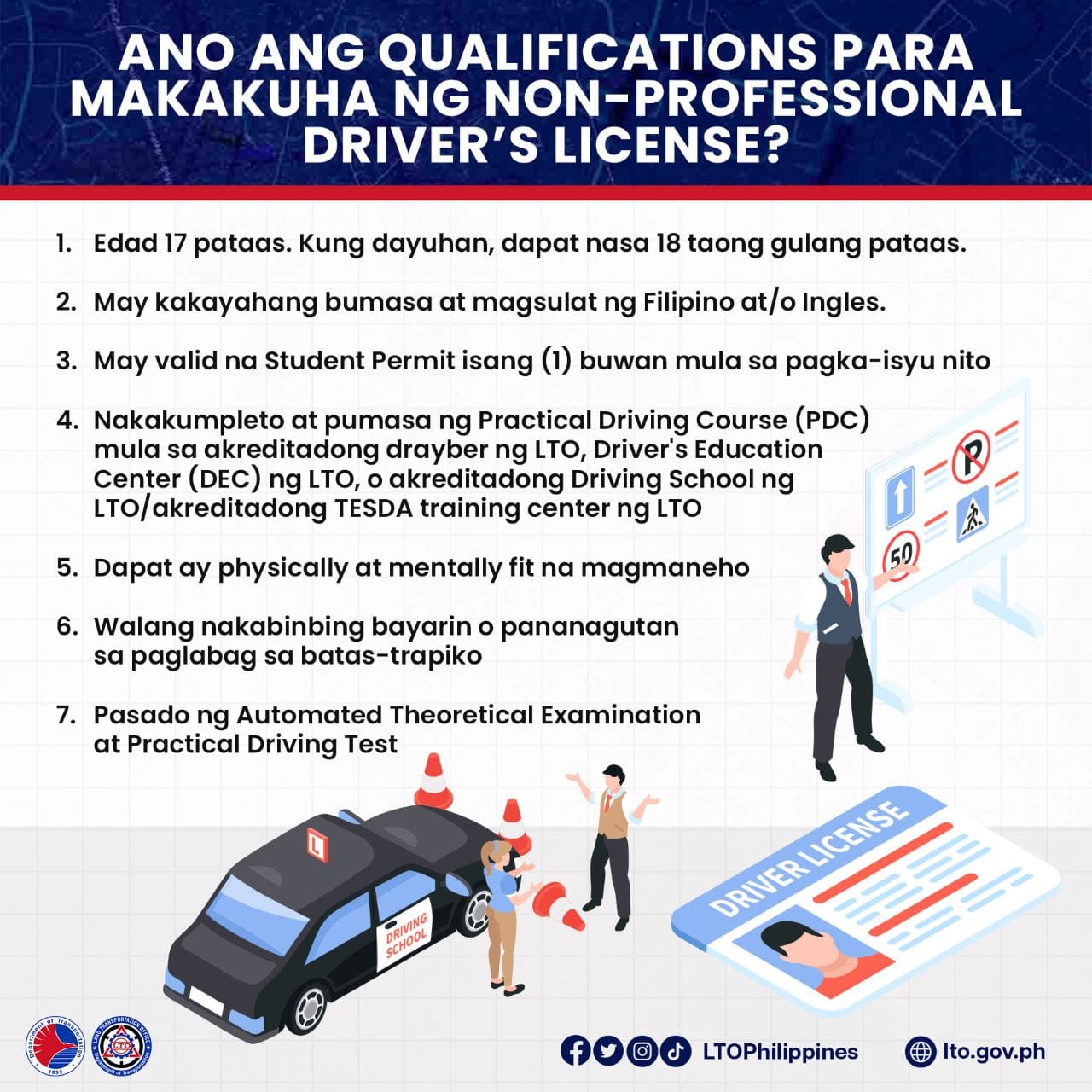 How To Apply Non Pro Driver's License Qualifications Requirements Inline 01 Min