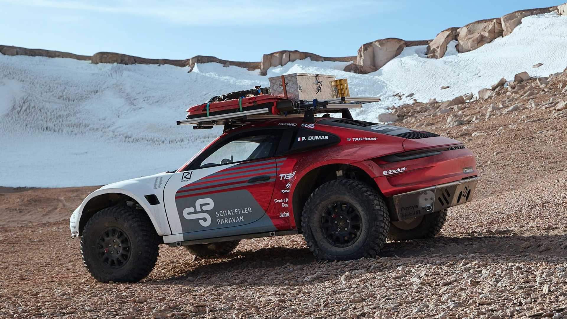 Two highly modified Porsche 911s just climbed the worlds tallest volcano