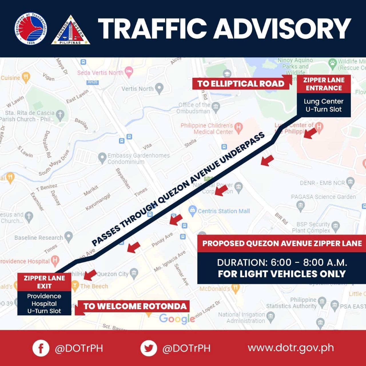 Zipper Lane Quezon Avenue Westbound Inline 01 Min