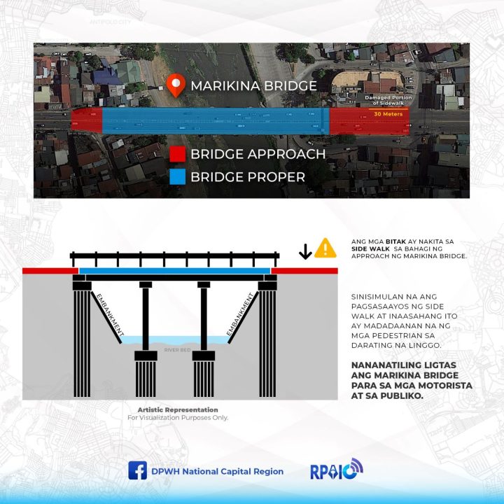 Dpwh Damage Marikina Bridge Repair Inline 01 Min