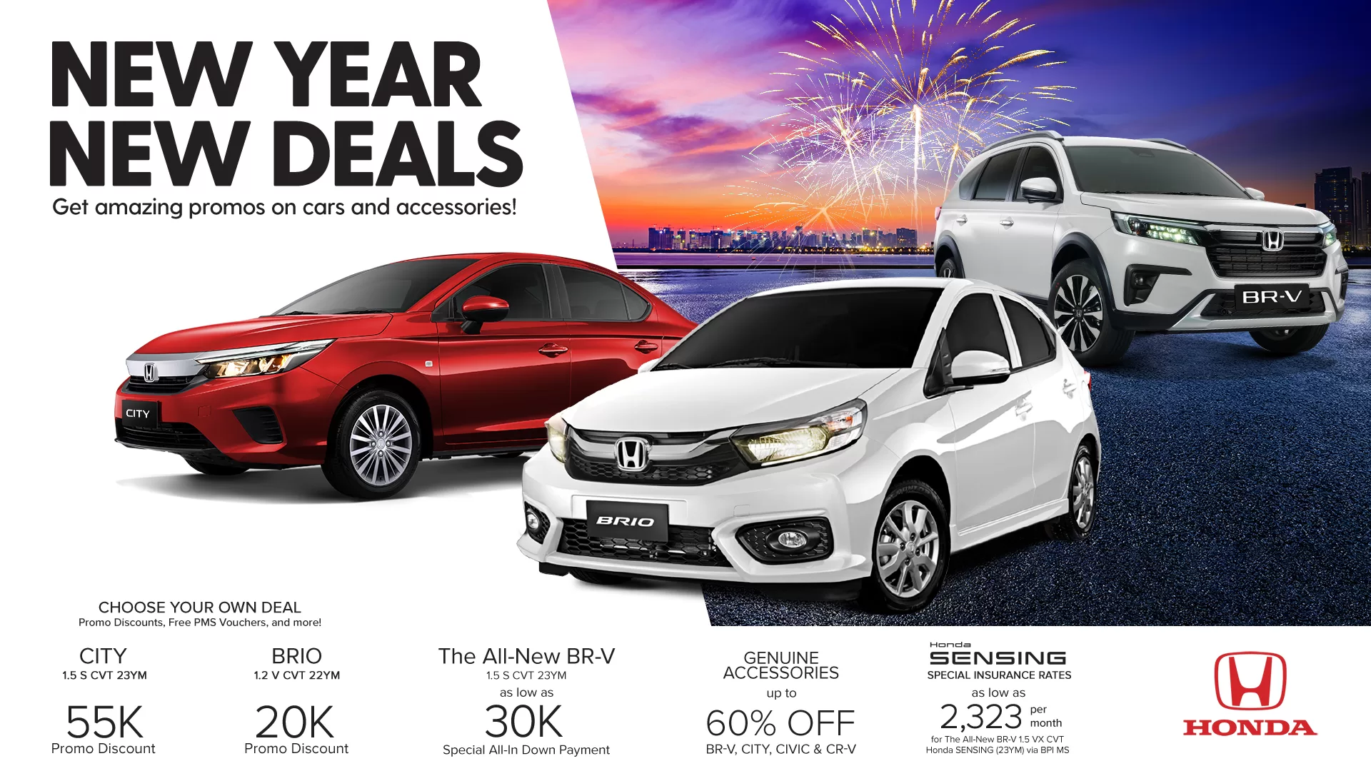 Honda PH extends New Year, New Deals promo for City and Brio