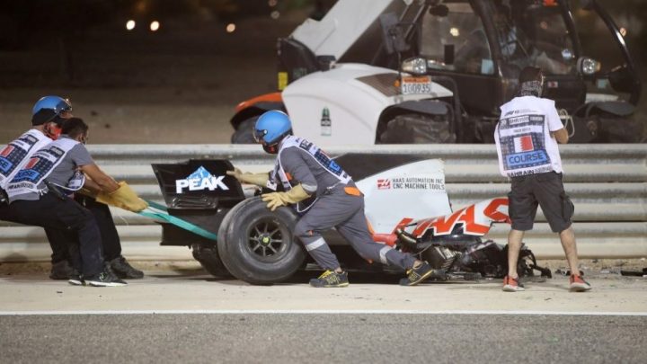 F1 Formula 1 Romain Grosjean Crash Exhibit Inline 02 Min
