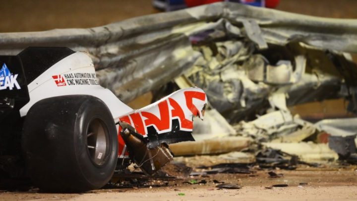 F1 Formula 1 Romain Grosjean Crash Exhibit Main 00a Min