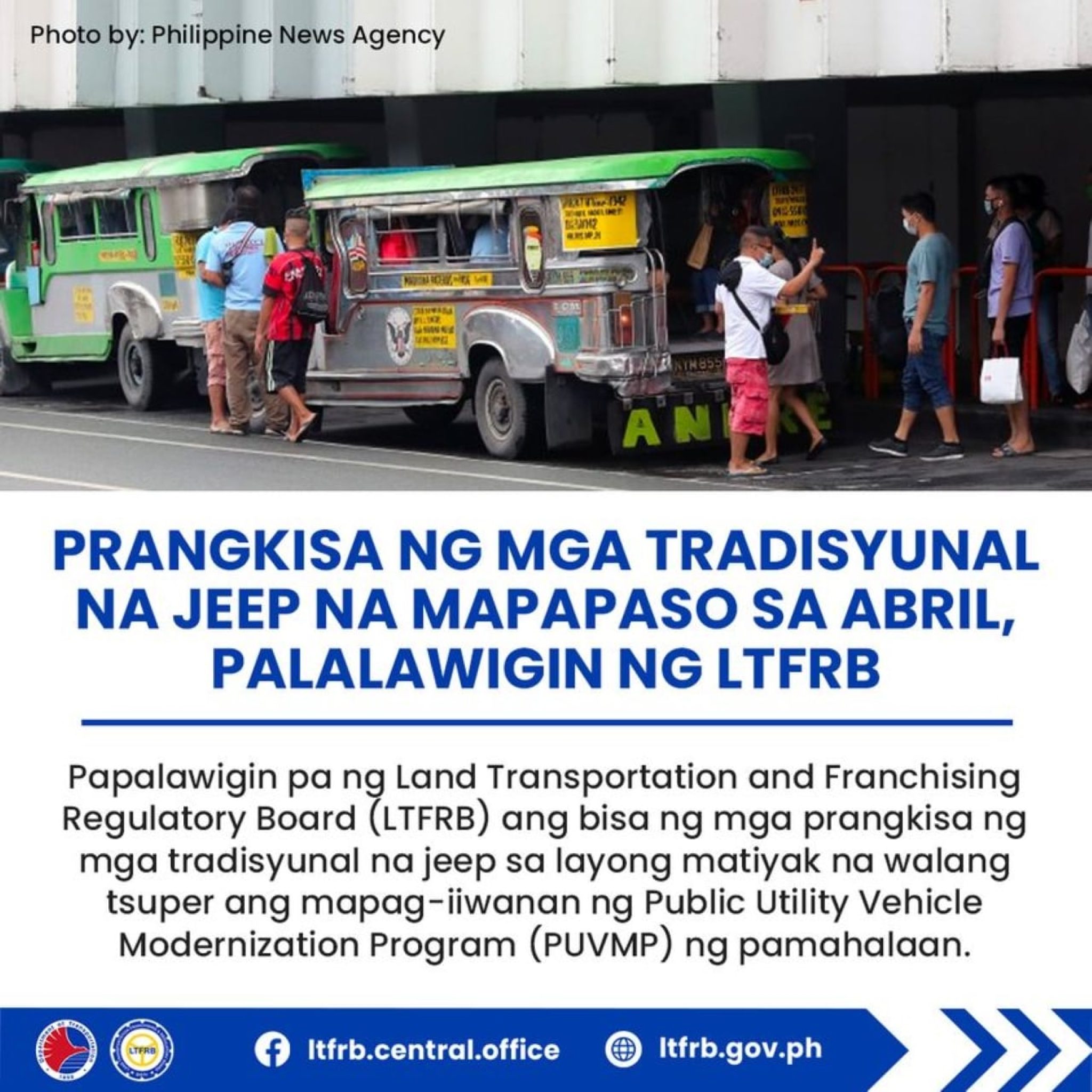 Latest And 4th LTFRB Franchise Extension Granted, Traditional Jeepneys ...