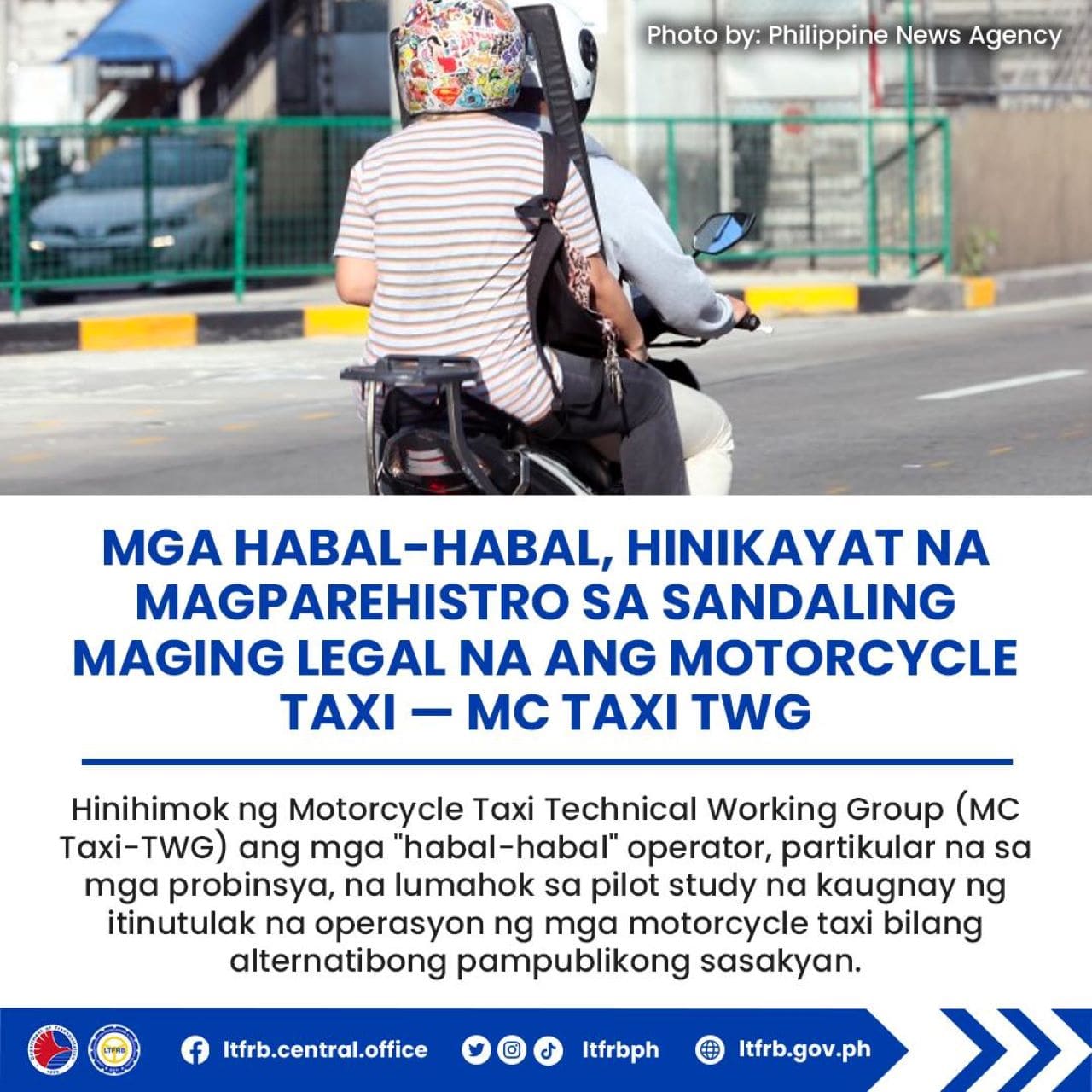 Habal-Habal Ltfrb Legalize Motorcycle Taxi Pilot Study Inline 01 Min