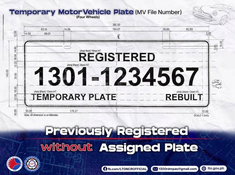 No License Plates? LTO Shows How Your Car's Improvised Or Temporary ...