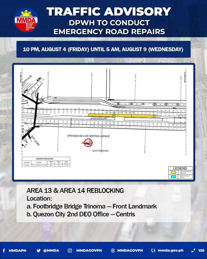 Edsa Traffic Advisory Dpwh Repair August 4 9 2023 Inline 06 Min