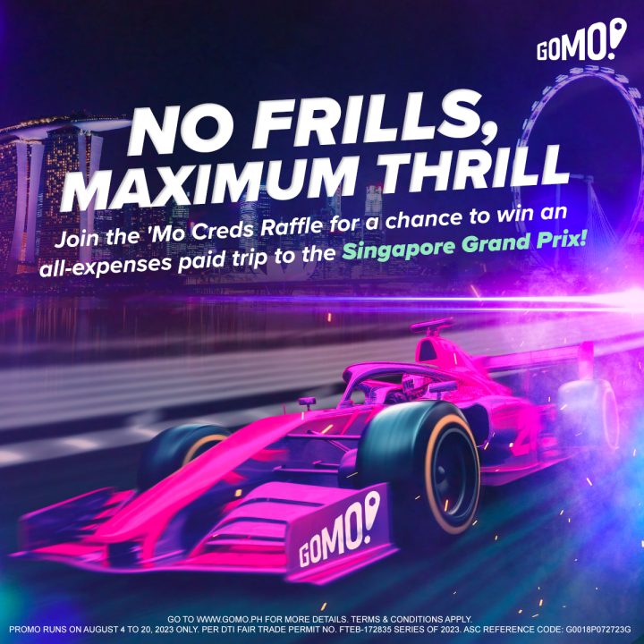 Gomo No Frills Maximum Thrills Mo Creds Raffle 1