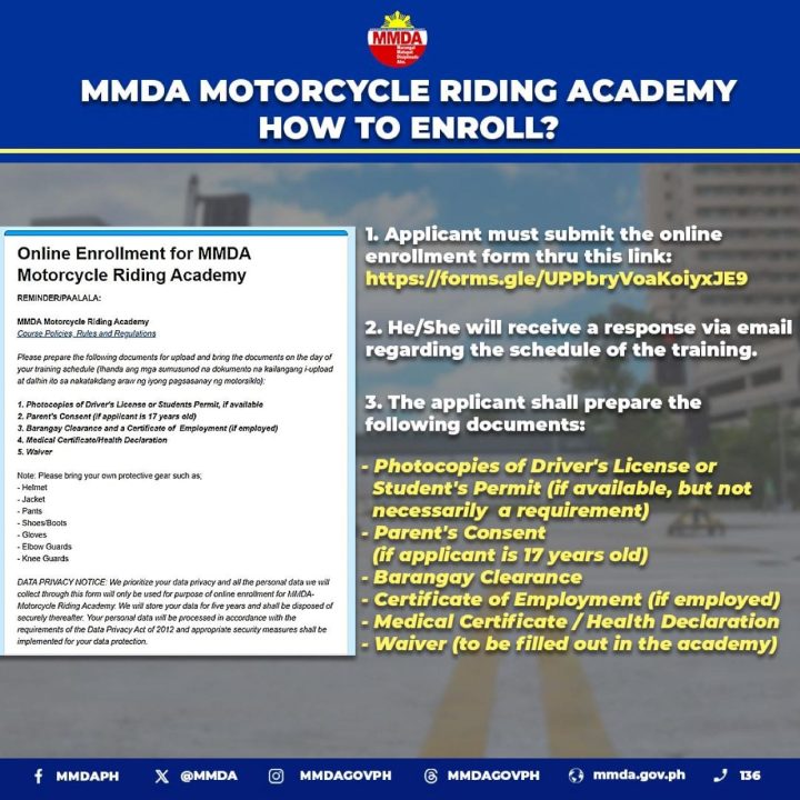 Mmda Motorcycle Riding Academy Opens Enrollment Inline 01 Min