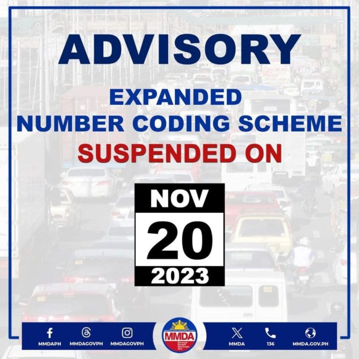 No Number Coding Tomorrow, Nov. 20, 2023 - Jeepney Strike Triggers MMDA ...