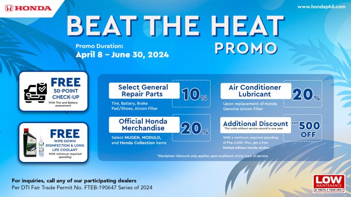 Honda Beat The Heat Promo Pr Support Photo
