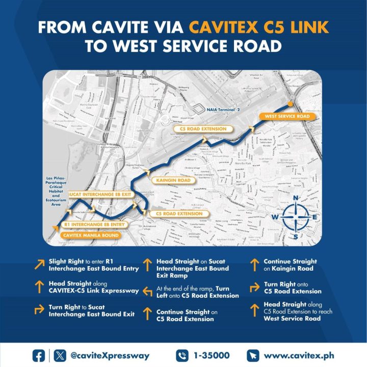 Cavitex C5 Link Sucat Interchange Open Free Inline 02 Min