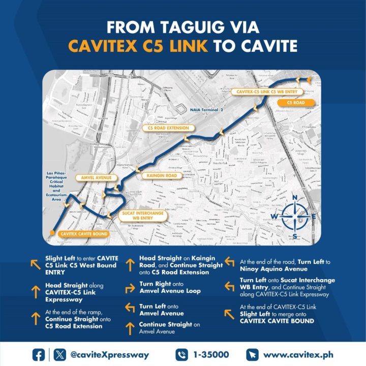 Cavitex C5 Link Sucat Interchange Open Free Inline 05 Min