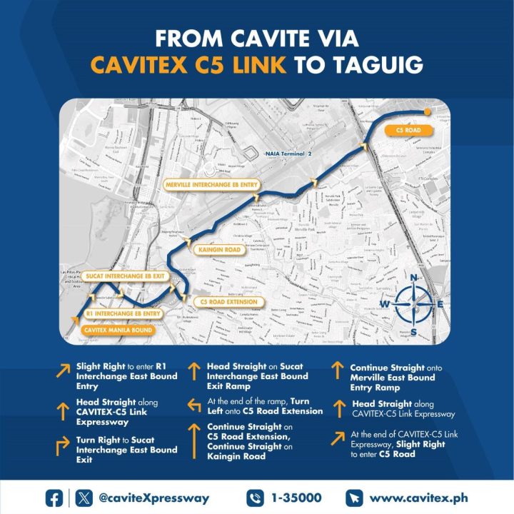 Cavitex C5 Link Sucat Interchange Open Free Inline 07 Min