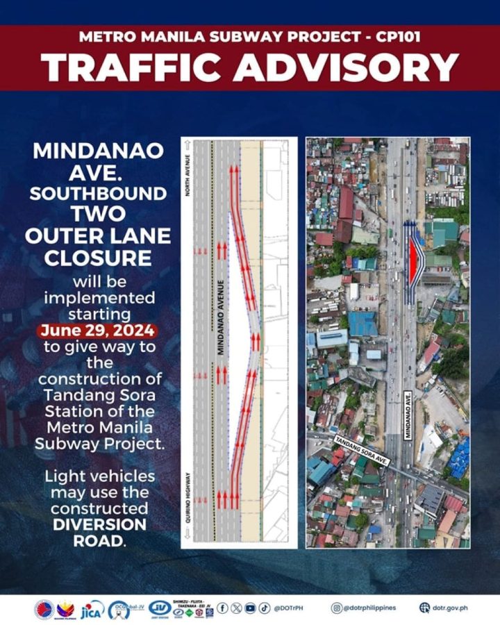 Mmsp Mindanao Avenue Lane Closure Tandang Sora Station Advisory Inline 01 Min