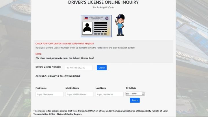 Lto Driver's License Card Request Online System Inline 02 Min