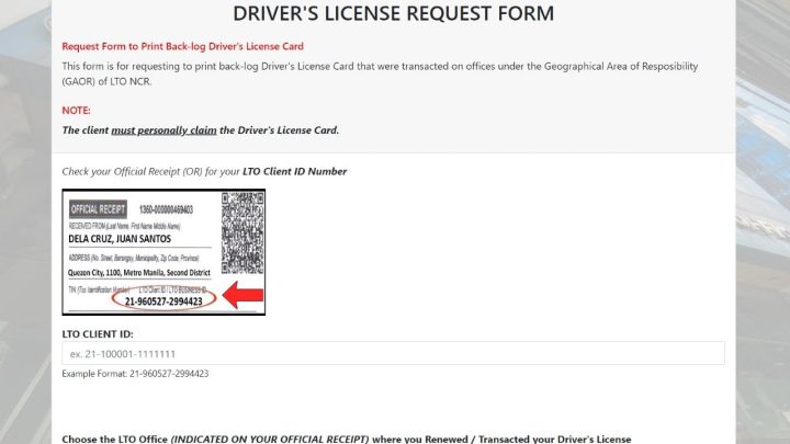 Lto Driver's License Card Request Online System Inline 03 Min