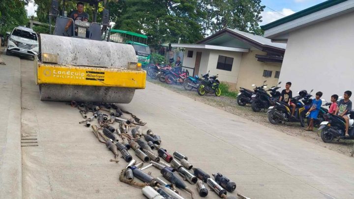 276 Illegal motorcycle improvised mufflers confiscated and crushed – NCR should take note