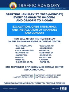Pasig Ortigas Roadworks
