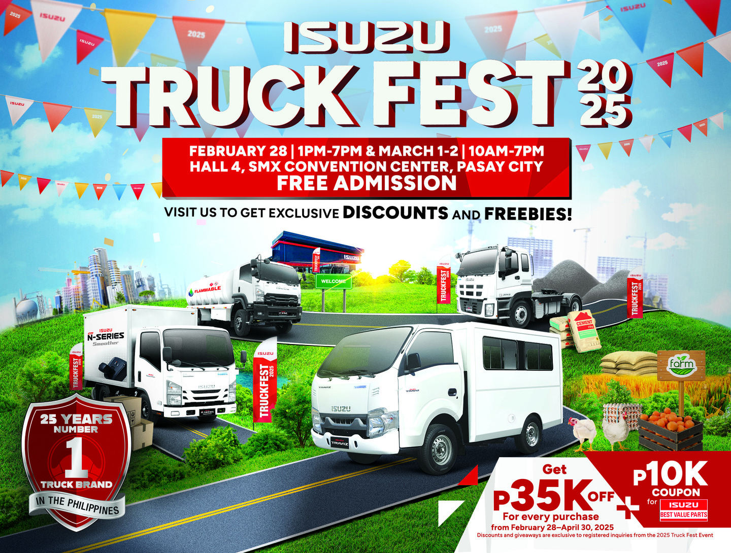 Isuzu Philippines to Host 2025 Isuzu Truck Fest in Pasay City