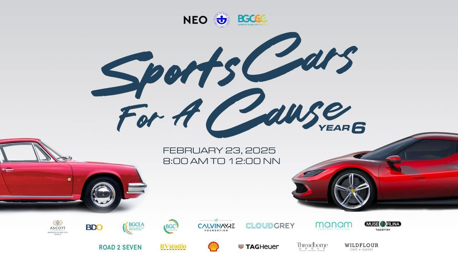 Sports Cars for a Cause returns for its 6th year at BGC