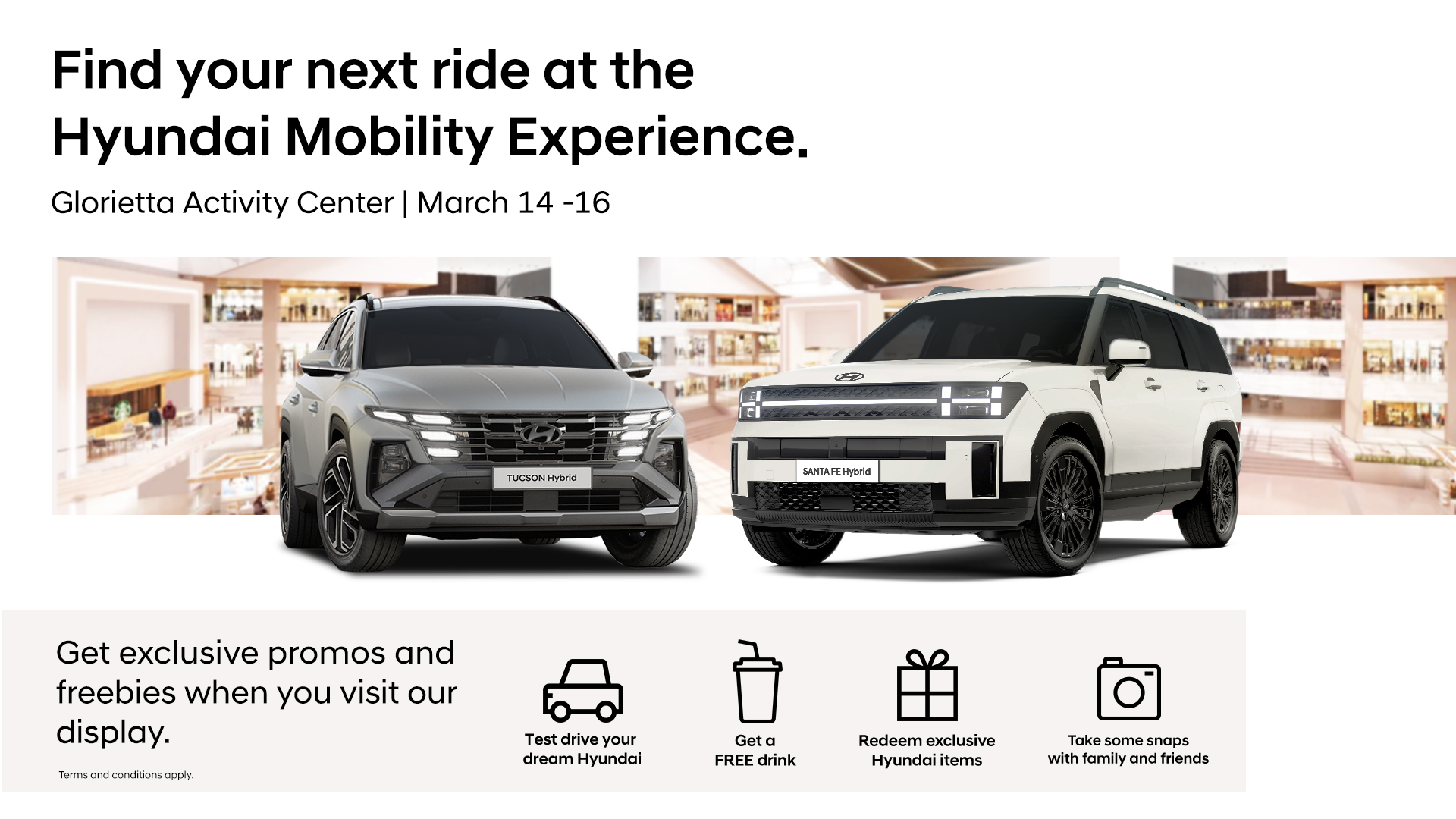 The Hyundai Mobility Experience is heading to Glorietta this March 14-16