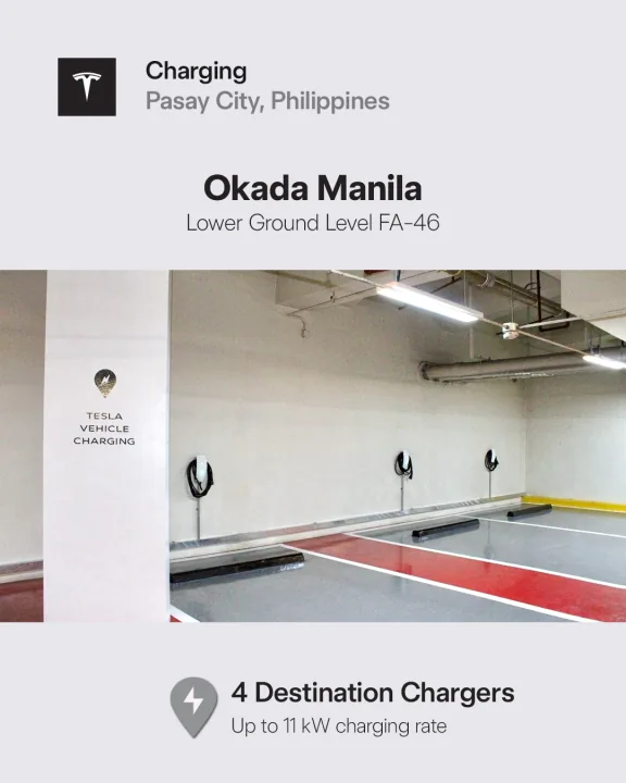 Tesla Charger Okada Manila