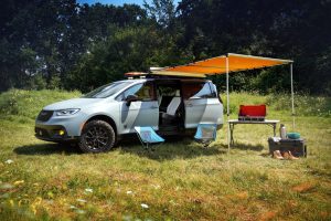 The Chrysler Pacifica Grizzly Peak Concept is your family overlanding vehicle