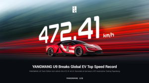 BYD YANGWANG U9 Track Edition electric vehicle top speed record