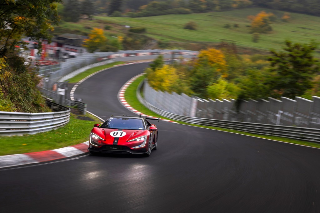 BYD YANGWANG U9 Xtreme Nürburgring Nordschleife production EV record