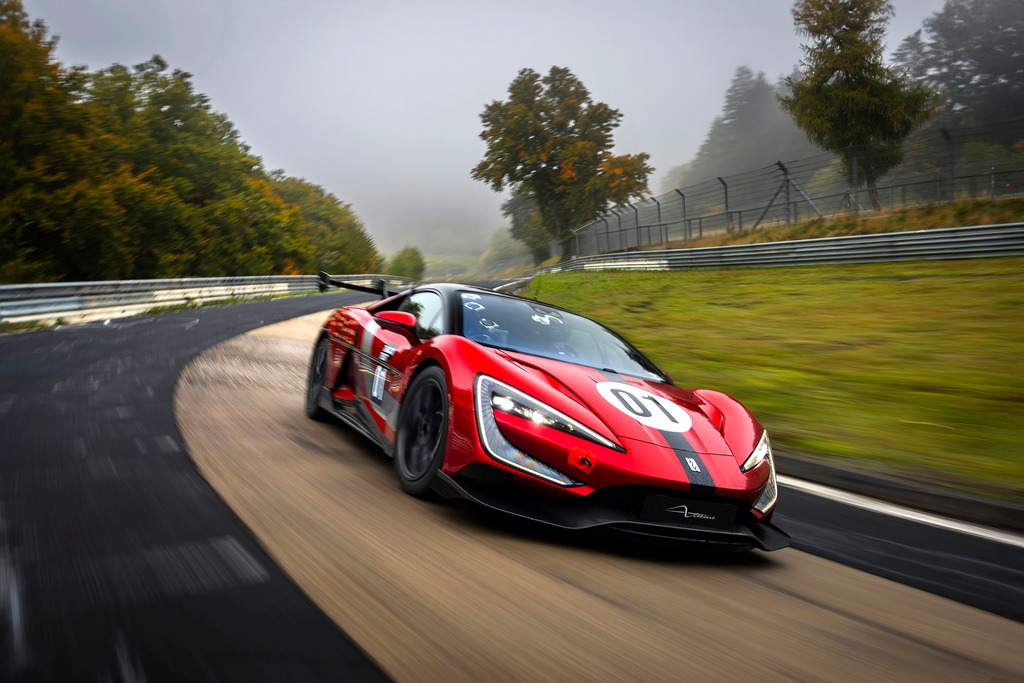 BYD YANGWANG U9 Xtreme Nürburgring Nordschleife production EV record